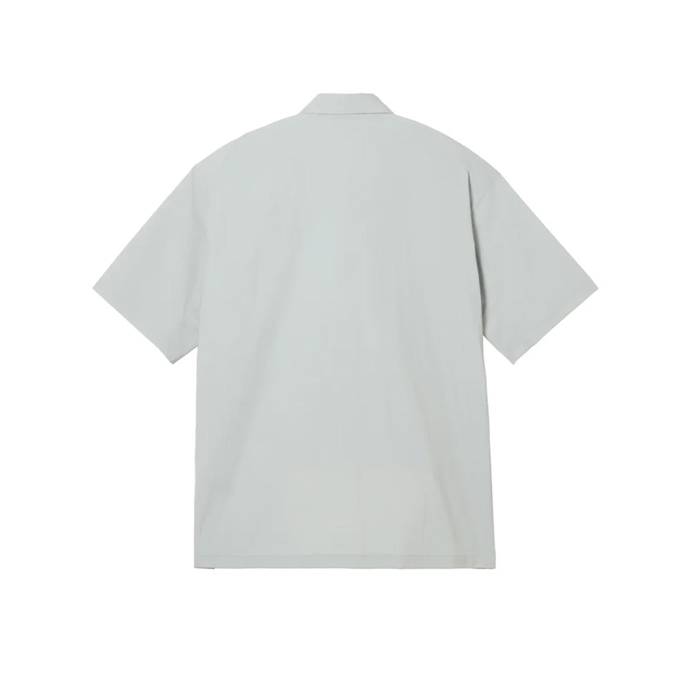 デサント ウィンドシェルハーフスリーブシャツ ポケッタブル仕様 DESCENTE WIND SHELL H/S SHIRT PB. ブラック（BK00） メンズ DO6SHS01M-BK00