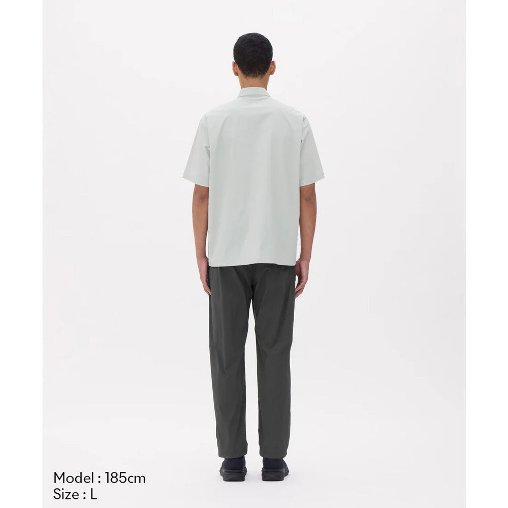 デサント ウィンドシェルハーフスリーブシャツ ポケッタブル仕様 DESCENTE WIND SHELL H/S SHIRT PB. ダークシャドー（NV13） メンズ DO6SHS01M-NV13