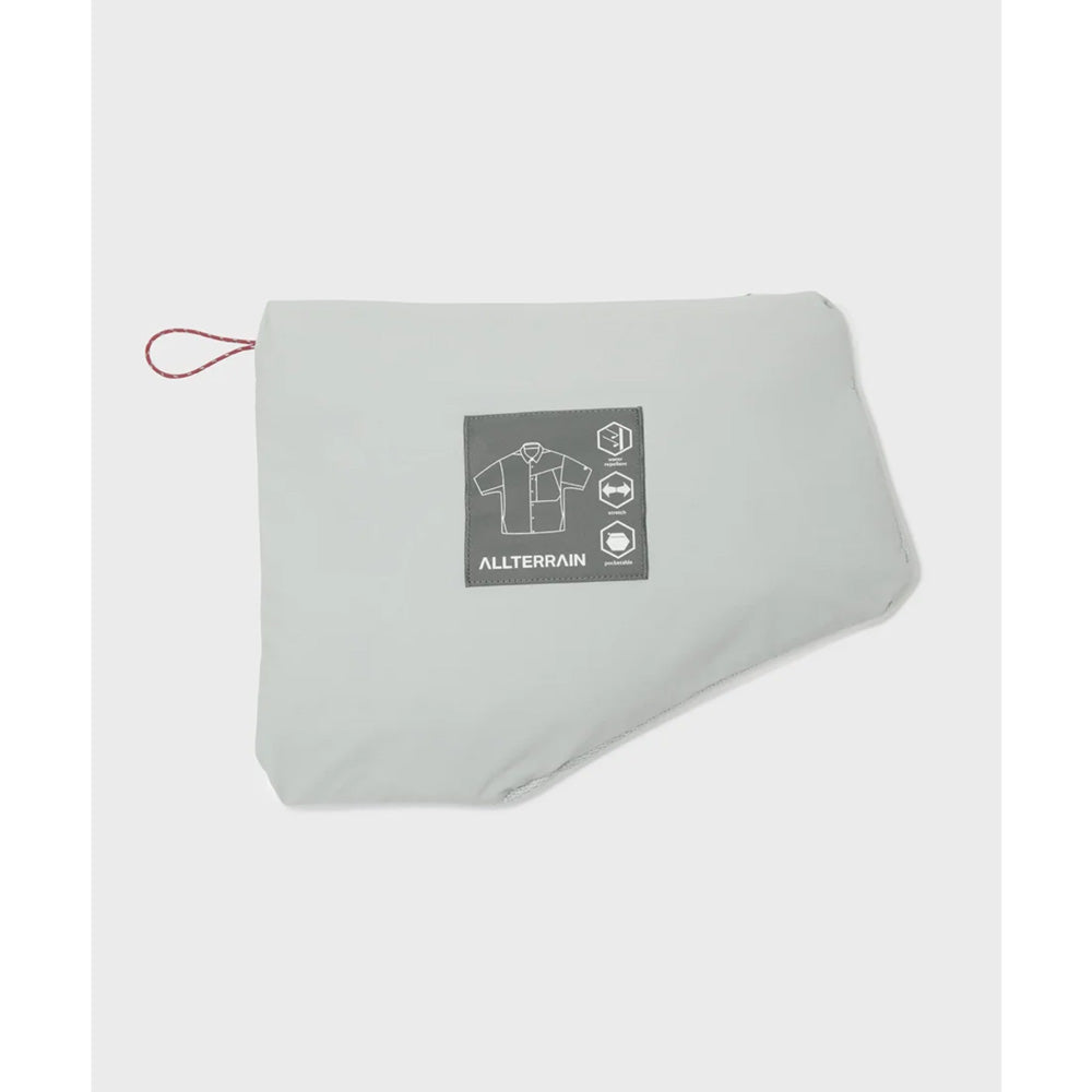 デサント ウィンドシェルハーフスリーブシャツ ポケッタブル仕様 DESCENTE WIND SHELL H/S SHIRT PB. ダークシャドー（NV13） メンズ DO6SHS01M-NV13