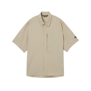 DESCENTE SPANLIKE H/S SHIRT ムーンサンド DO6SHS06M-BG17