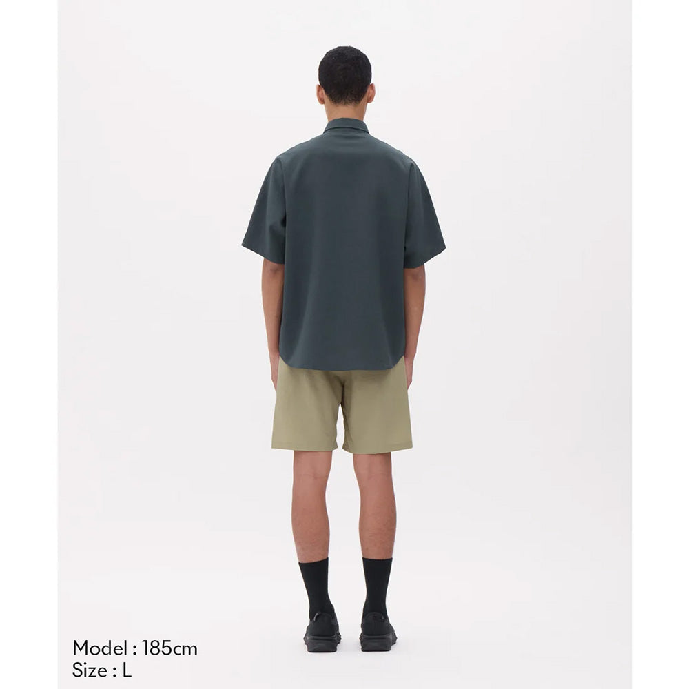 デサント スパンライクハーフスリーブシャツ DESCENTE SPANLIKE H/S SHIRT ブラック（BK00） メンズ DO6SHS06M-BK00