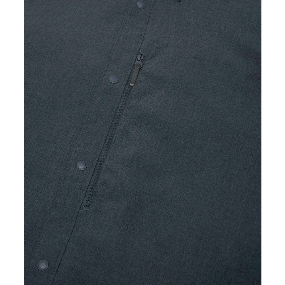 デサント スパンライクハーフスリーブシャツ DESCENTE SPANLIKE H/S SHIRT ブラック（BK00） メンズ DO6SHS06M-BK00