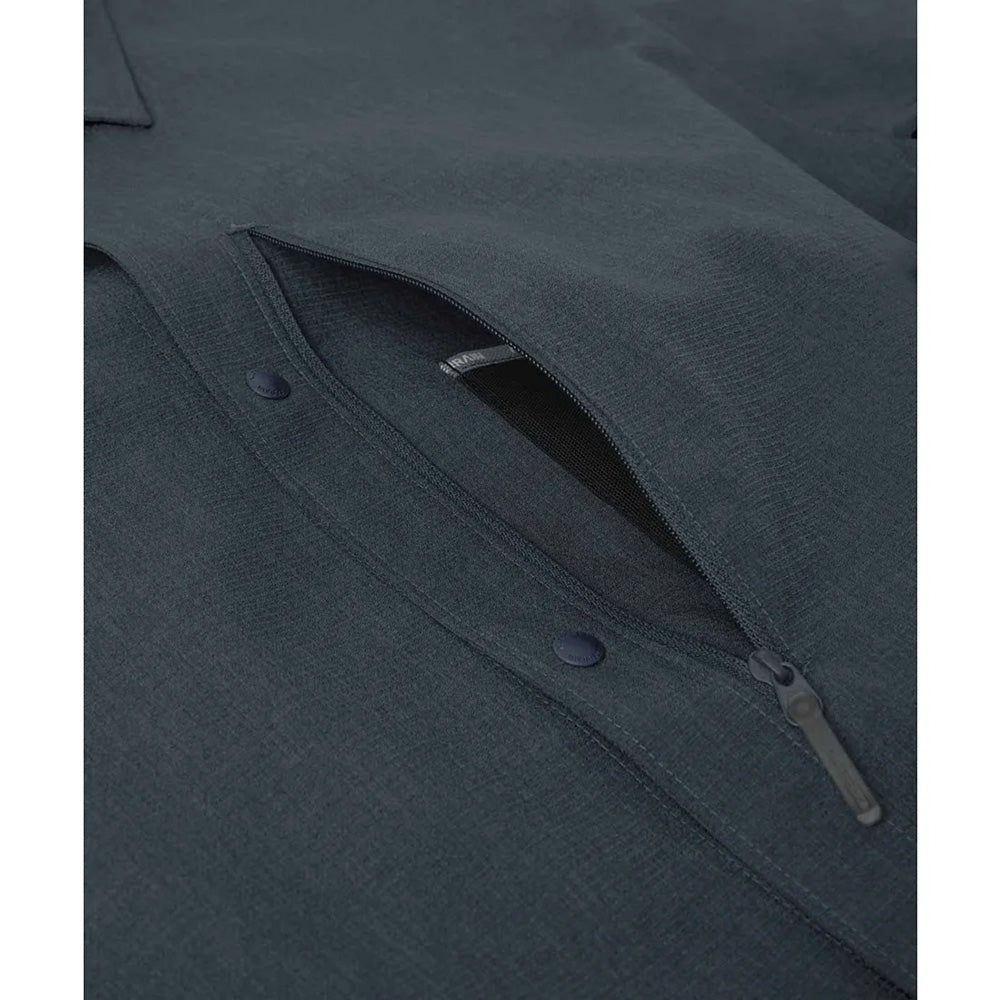 デサント スパンライクハーフスリーブシャツ DESCENTE SPANLIKE H/S SHIRT ブラック（BK00） メンズ DO6SHS06M-BK00