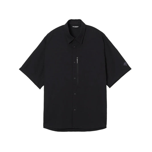 デサント スパンライクハーフスリーブシャツ DESCENTE SPANLIKE H/S SHIRT ブラック（BK00） メンズ DO6SHS06M-BK00