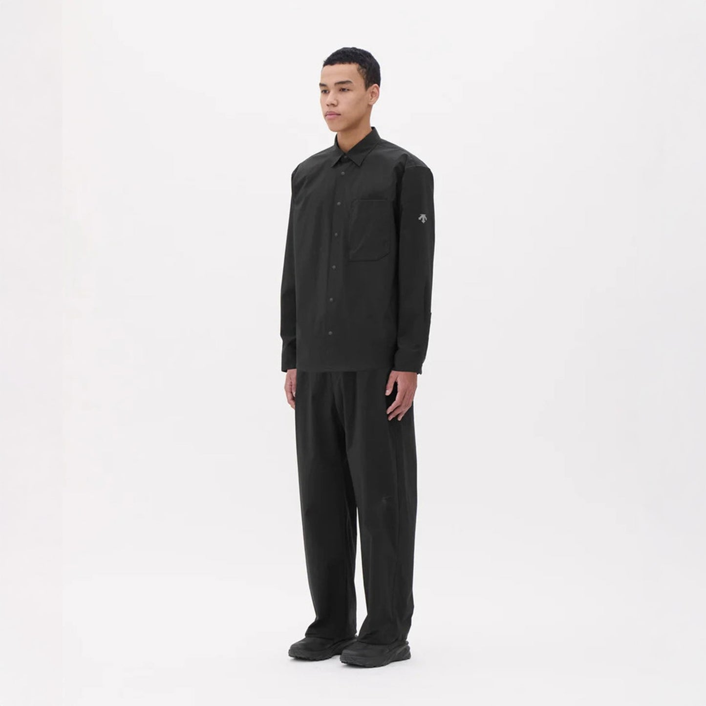 デサント コーデュラストレッチロングスリーブシャツ DESCENTE CORDURA STRETCH L/S SHIRT ブラック メンズ DO6SLS02M-BK00