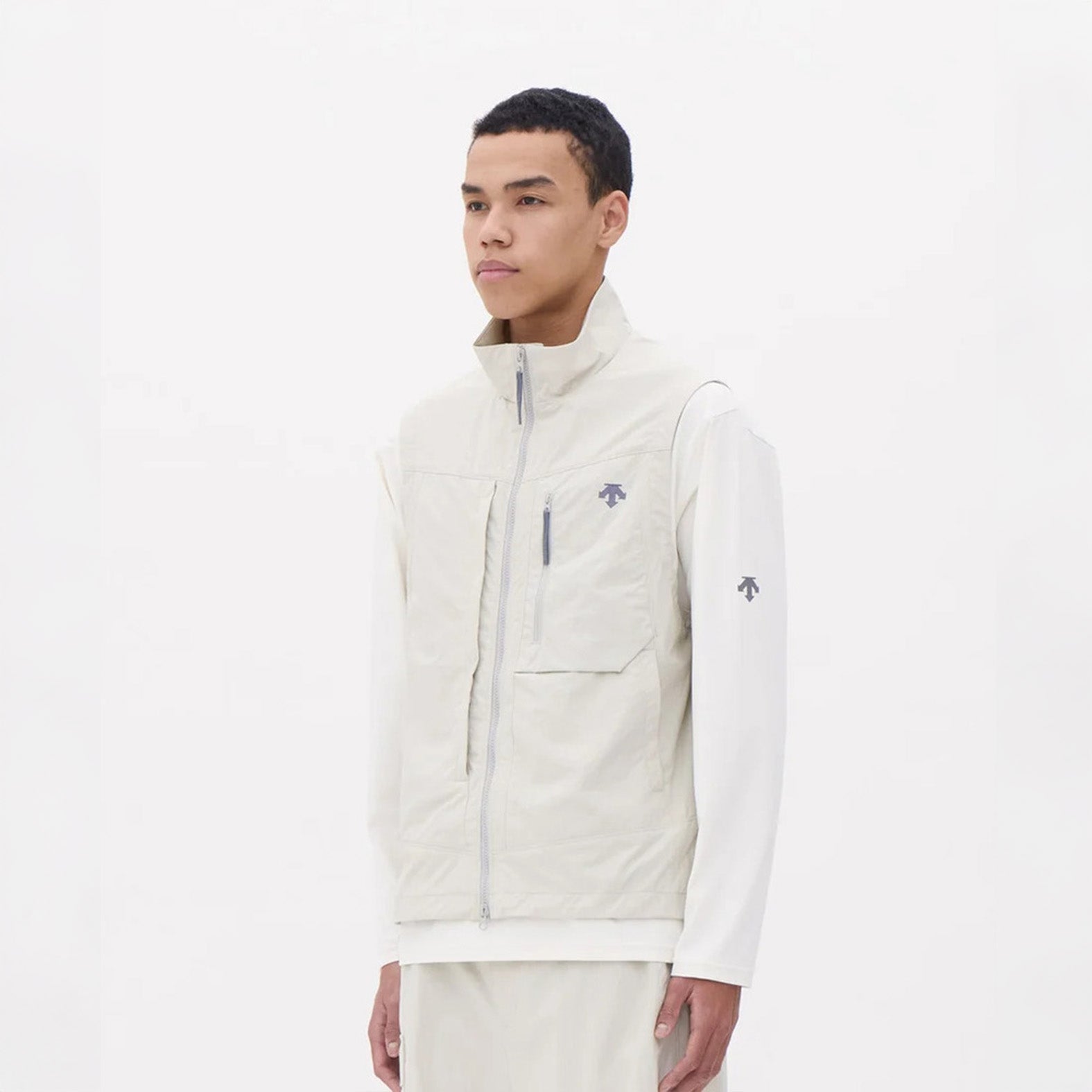 デサント ウーブンタスランベスト DESCENTE WOVEN TASLAN VEST ブラック メンズ ジャケット DO6SVE01M-BK00