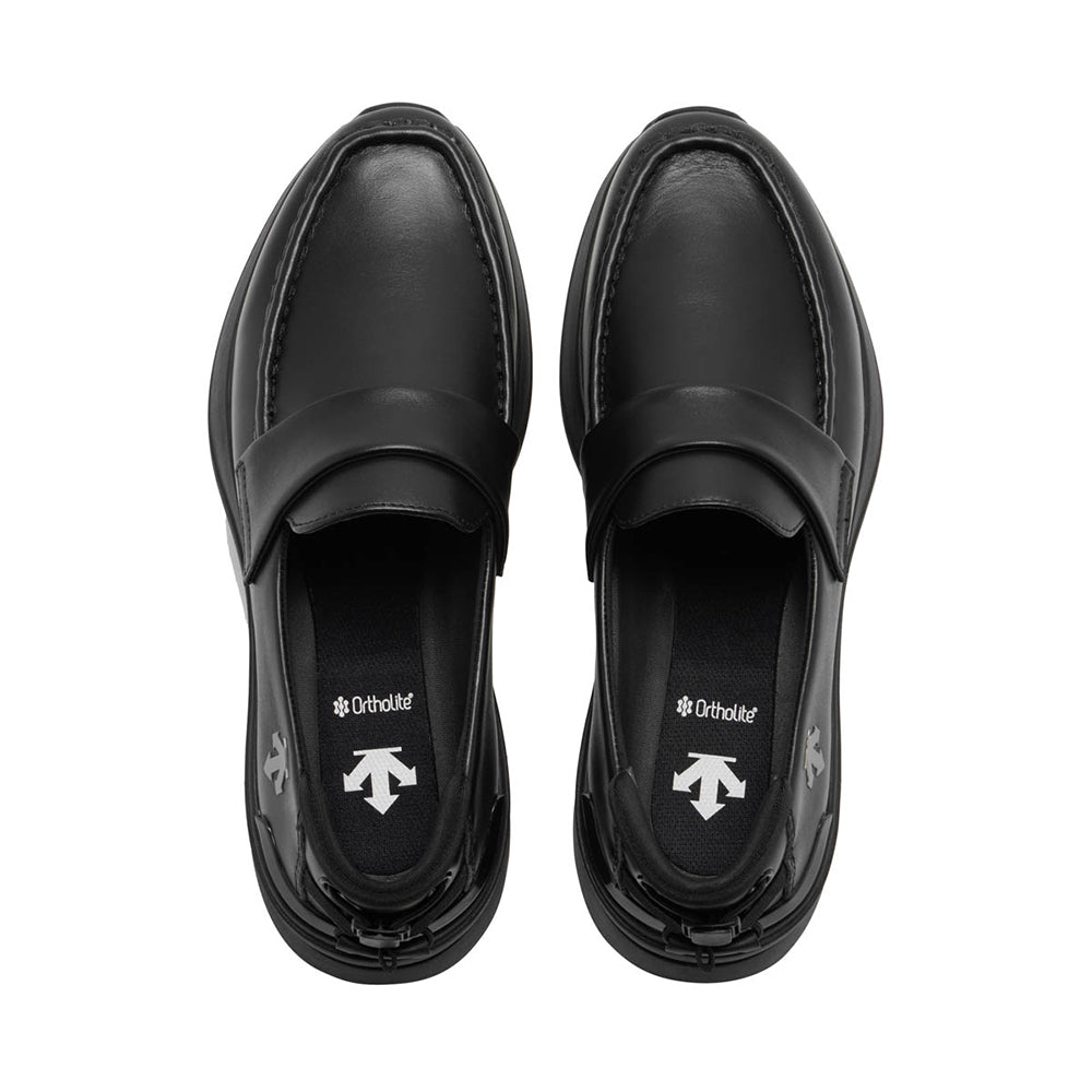 デサント ヴェルサー スノー レザー DESCENTE VERTHER SNOW LEATHER ブラック/グレー メンズ シューズ DU5FRS03MZ-BKGY