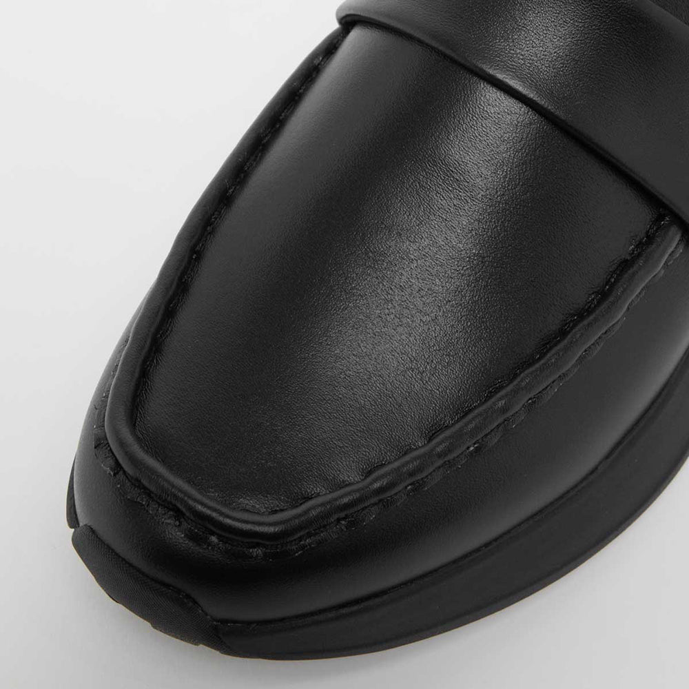 デサント ヴェルサー スノー レザー DESCENTE VERTHER SNOW LEATHER ブラック/グレー メンズ シューズ DU5FRS03MZ-BKGY