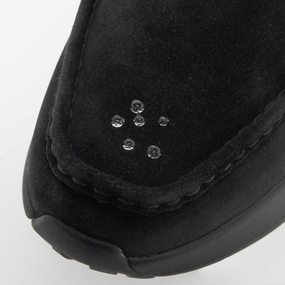 デサント ヴェルサー スノー スエード DESCENTE VERTHER SNOW SUEDE ブラック/グレー メンズ シューズ DU5FRS04MZ-BKGY