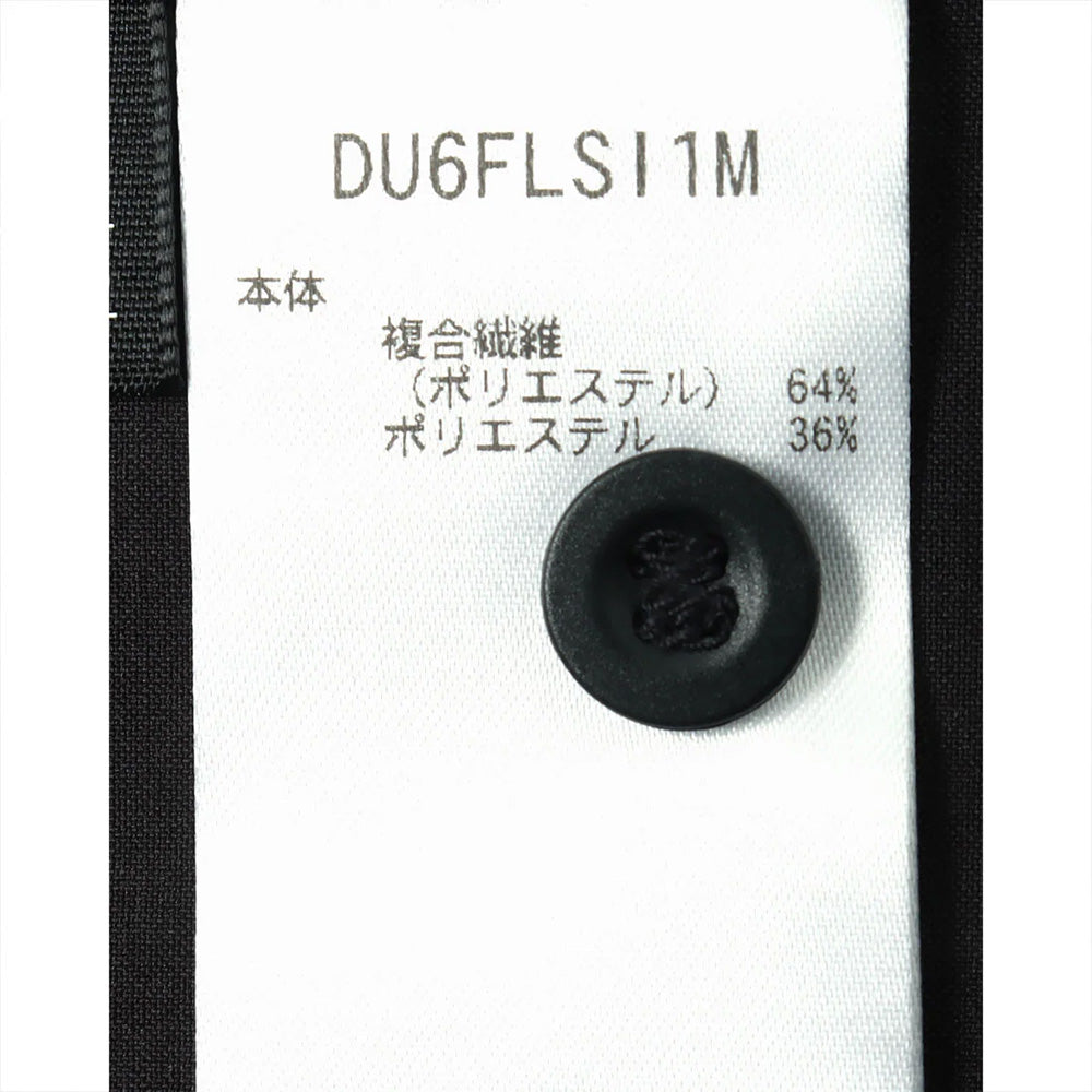 デサント ソロテックスロングスリーブレギュラーカラーシャツ DESCENTE SOLOTEX L/S REGULAR COLLAR SHIRT スモークブラック メンズ DU6FLSI1M-BK01