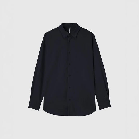 デサント ソロテックスロングスリーブレギュラーカラーシャツ DESCENTE SOLOTEX L/S REGULAR COLLAR SHIRT グラファイトネイビー メンズ DU6FLSI1M-NV01