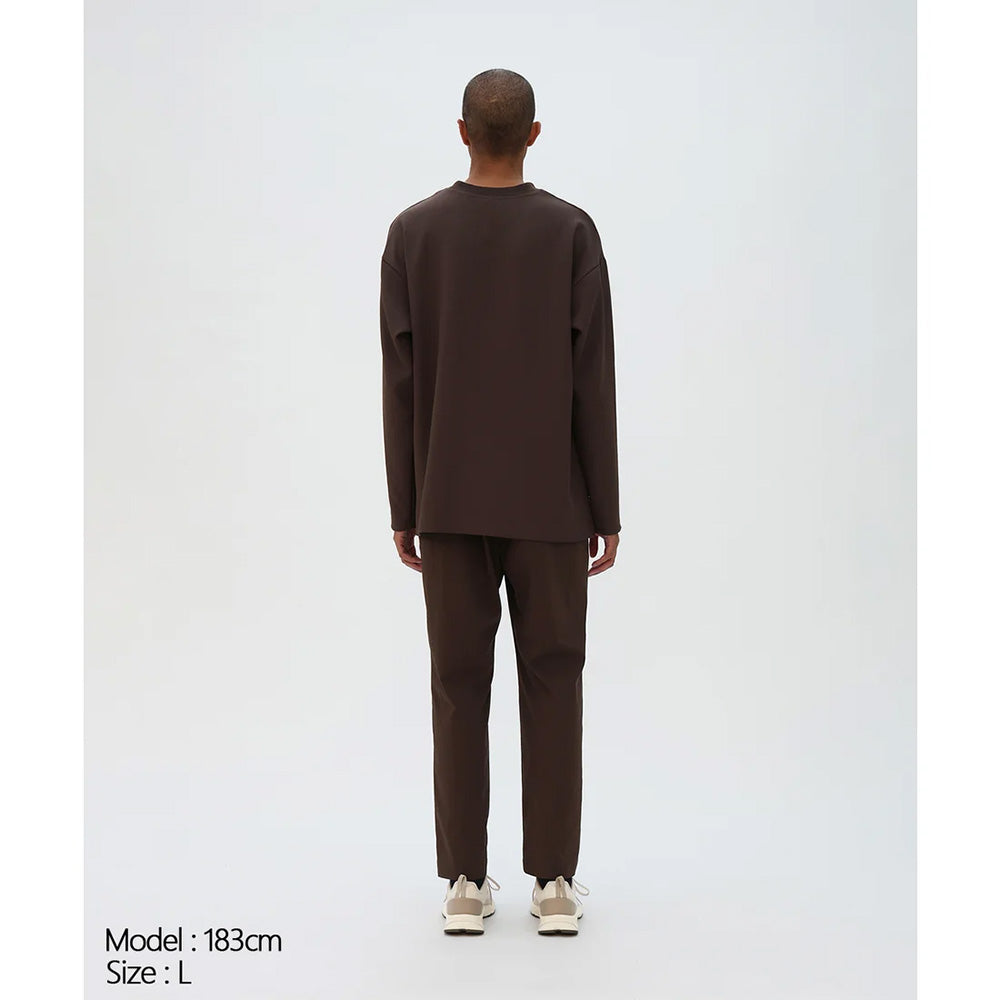 デサント ストレッチツイルロングスリーブTシャツ DESCENTE STRETCH TWILL L/S T-SHIRT グラファイトネイビー メンズ Tシャツ DU6FLTI2M-NV01