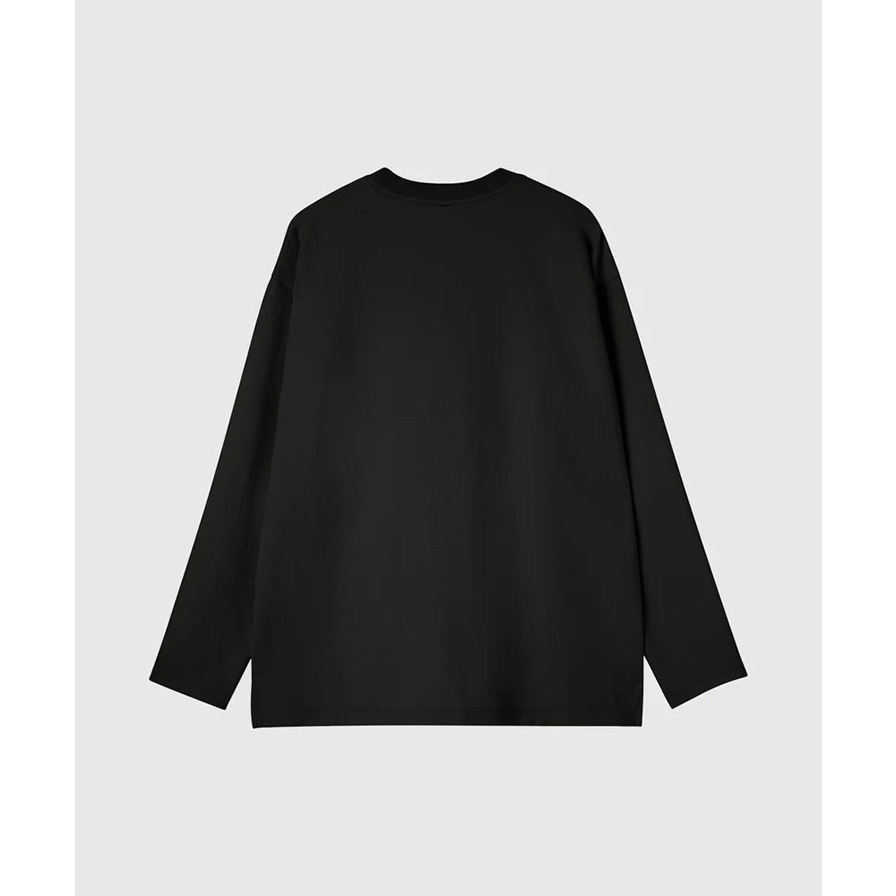 デサント ストレッチツイルロングスリーブTシャツ DESCENTE STRETCH TWILL L/S T-SHIRT グラファイトネイビー メンズ Tシャツ DU6FLTI2M-NV01