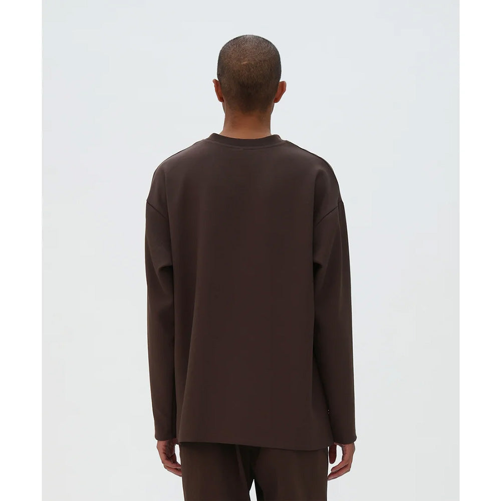 デサント ストレッチツイルロングスリーブTシャツ DESCENTE STRETCH TWILL L/S T-SHIRT グラファイトネイビー メンズ Tシャツ DU6FLTI2M-NV01