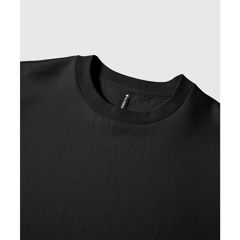 デサント ストレッチツイルロングスリーブTシャツ DESCENTE STRETCH TWILL L/S T-SHIRT ホワイト メンズ Tシャツ DU6FLTI2M-WH00