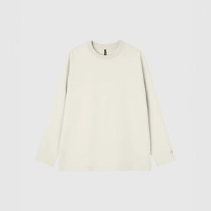 DESCENTE STRETCH TWILL L/S T-SHIRT ホワイト DU6FLTI2M-WH00