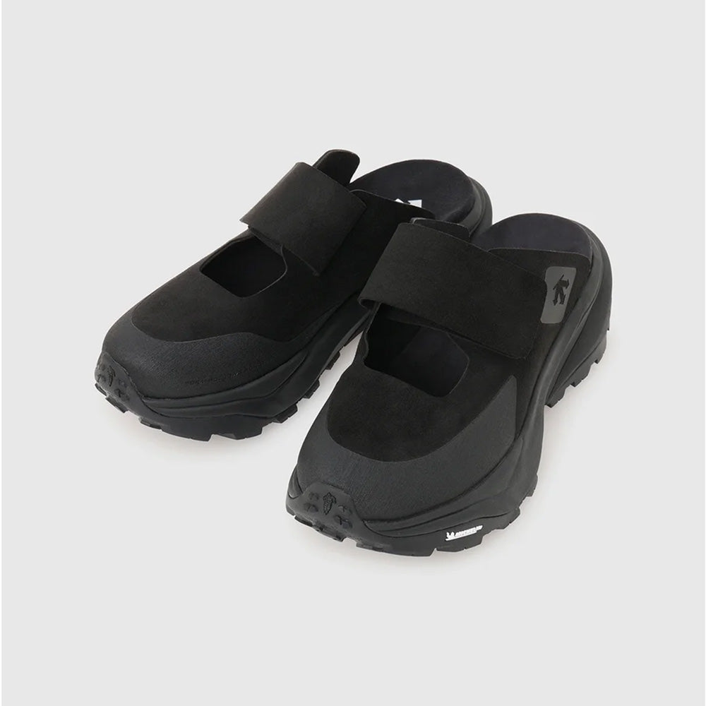 デサント トレックイーズミュール DESCENTE TREK EASE MULE ブラック/グレー メンズ レディース サンダル DU6FSN01UZ-BKGY