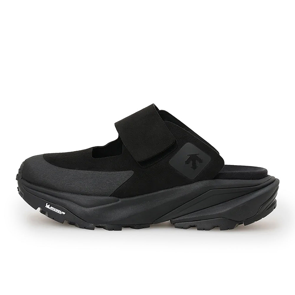 デサント トレックイーズミュール DESCENTE TREK EASE MULE ブラック/グレー メンズ レディース サンダル DU6FSN01UZ-BKGY