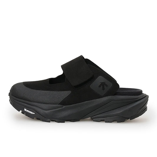 デサント トレックイーズミュール DESCENTE TREK EASE MULE ブラック/グレー メンズ レディース サンダル DU6FSN01UZ-BKGY