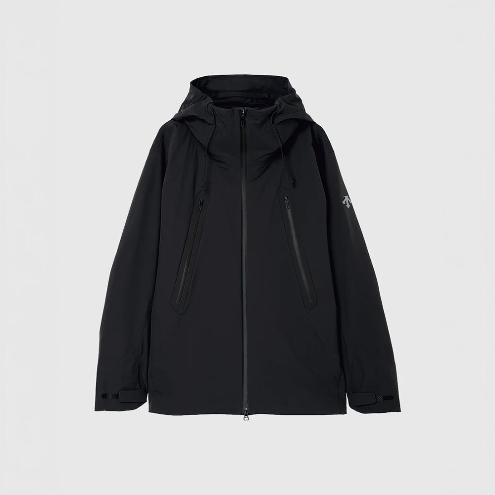 デサント ハードシェルジャケット“クレアス” DESCENTE HARD SHELL JACKET "CREAS" ブラック メンズ ジャケット DU6FWBA1M-BK00