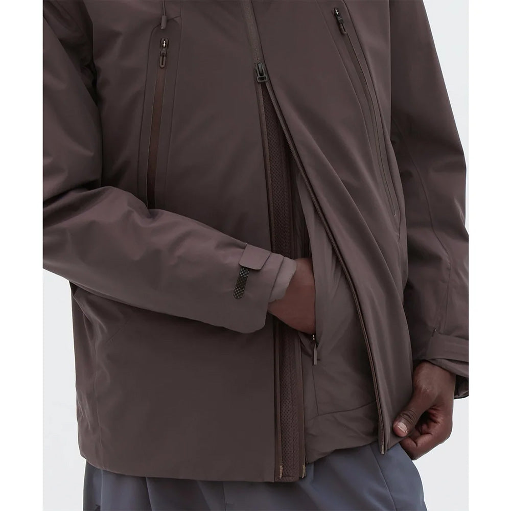 デサント ハードシェルジャケット“クレアス” DESCENTE HARD SHELL JACKET "CREAS" グラファイトネイビー メンズ ジャケット DU6FWBA1M-NV01