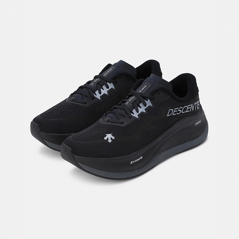 デサント エナザイトライド V2 DESCENTE ENERZITE RIDE V2 ブラック/ブラック（BLK0） メンズ スニーカー SR113RRN17-BLK0