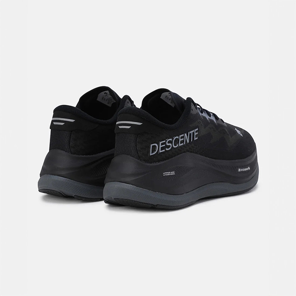 デサント エナザイトライド V2 DESCENTE ENERZITE RIDE V2 ブラック/ブラック（BLK0） メンズ スニーカー SR113RRN17-BLK0