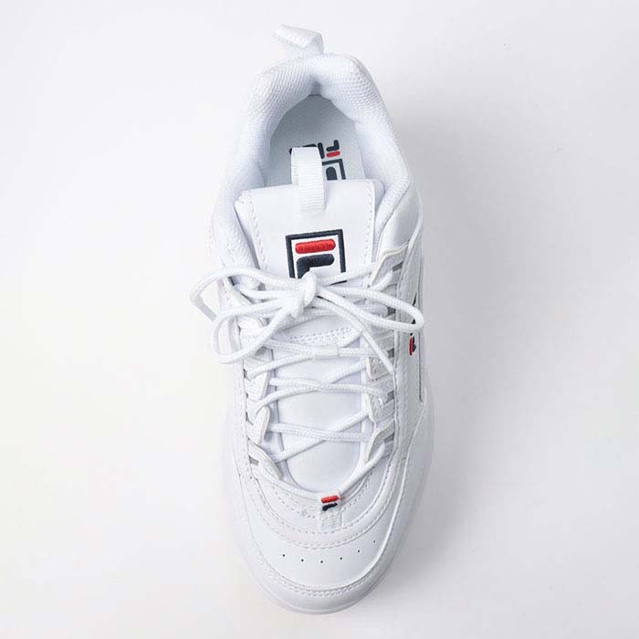 フィラ ディスラプター2 ウェッジ FILA Disruptor II Wedge ホワイト レディース スニーカー 厚底スニーカー WFW22044125