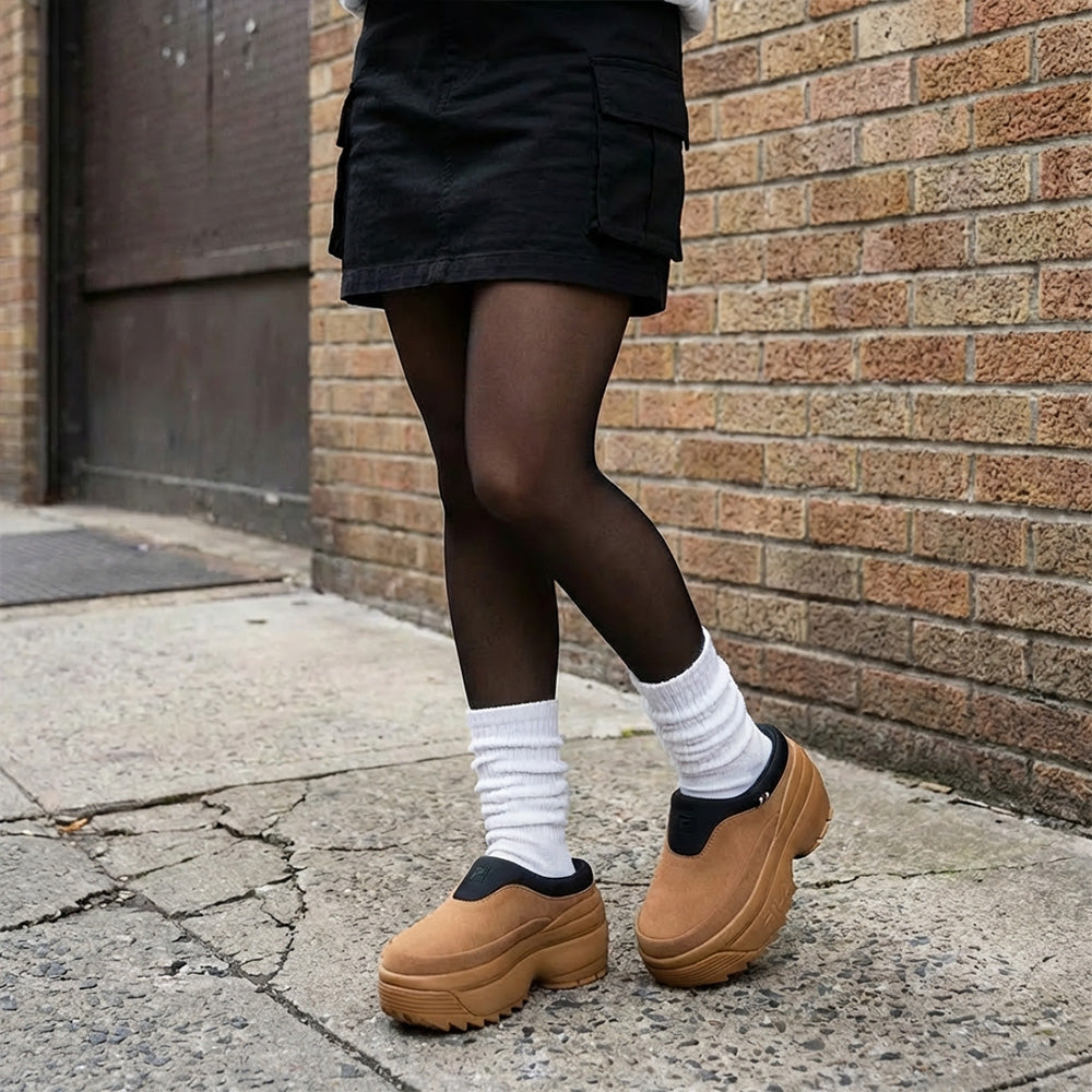 フィラ ディスラプターウェッジモック FILA DISRUPTOR WEDGE MOC CHIPMUNK レディース スニーカー FM0101019-217
