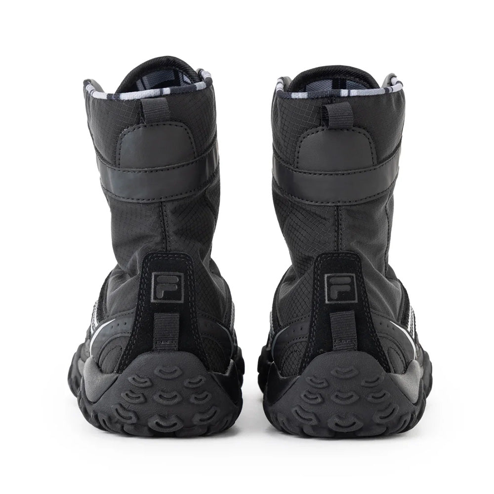 フィラ エシャッペエムエスハイ FILA ECHAPPE MS HI Black/Silver レディース スニーカー FU0103392-001