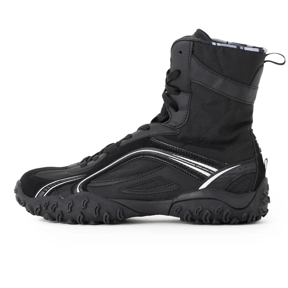 フィラ エシャッペエムエスハイ FILA ECHAPPE MS HI Black/Silver レディース スニーカー FU0103392-001