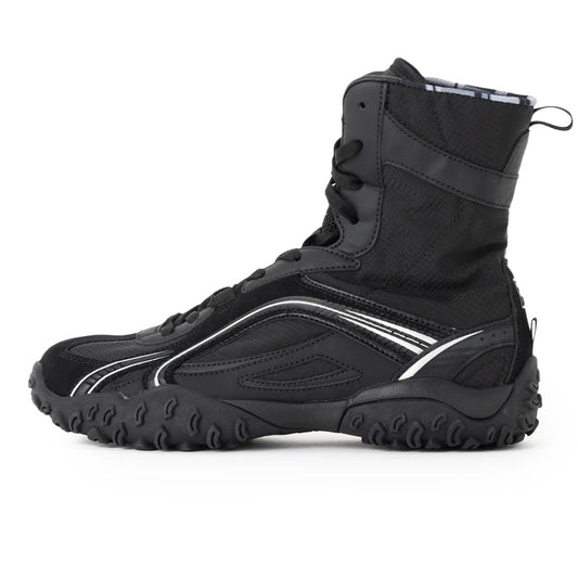 フィラ エシャッペエムエスハイ FILA ECHAPPE MS HI Black/Silver レディース スニーカー FU0103392-001