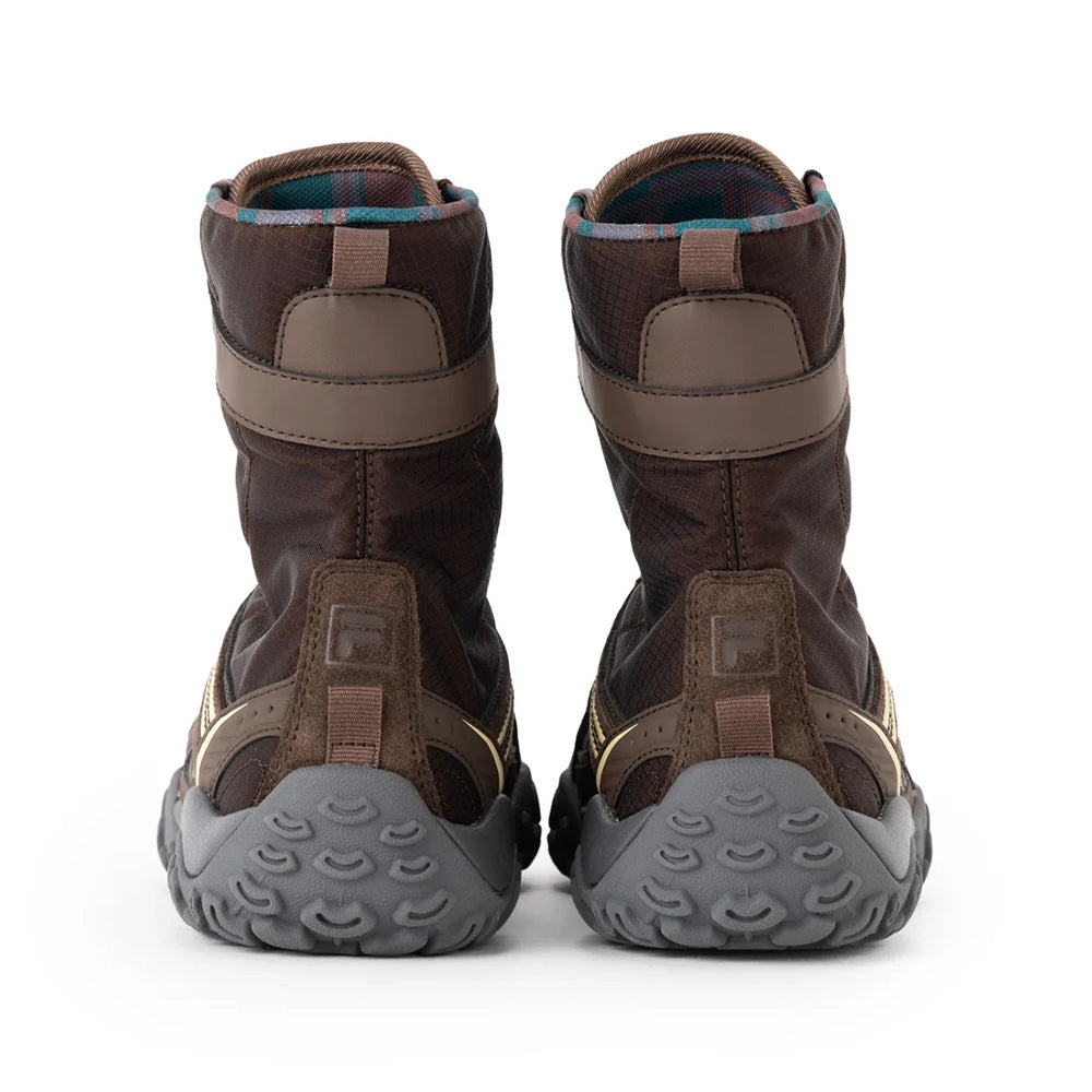 フィラ エシャッペエムエスハイ FILA ECHAPPE MS HI BROWN /BROWN /BROWN レディース スニーカー FU0103392-217