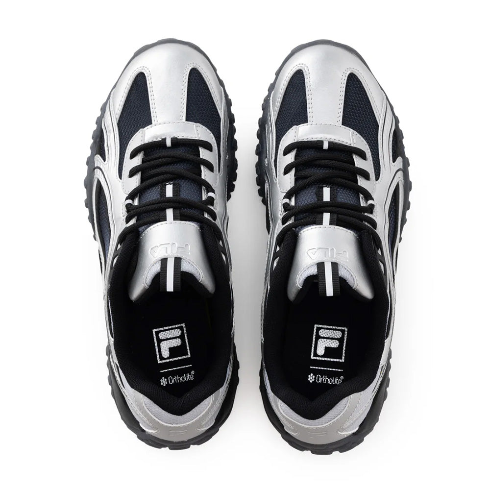 フィラ エシャッペエムエスジーディー FILA ECHAPPE MS GD Black/Silver/Vapor Blue レディース スニーカー FU0104052-001