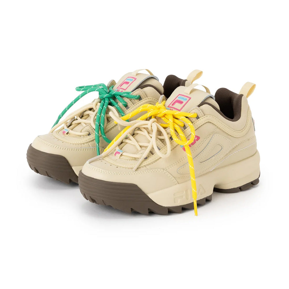 フィラ ディスラプター2ディーエス FILA DISRUPTOR 2 DS Sea Mist/Camellia Rose/Teak レディース スニーカー FU0104614-260
