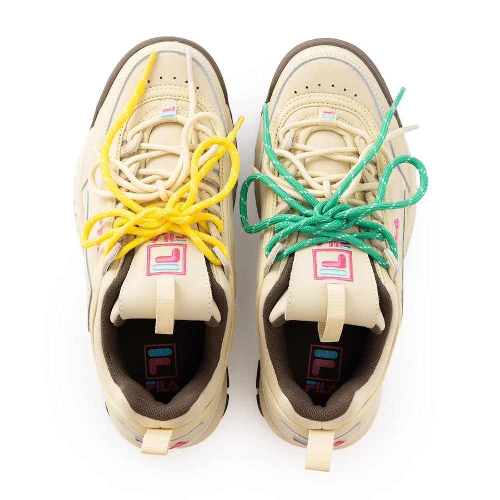 フィラ ディスラプター2ディーエス FILA DISRUPTOR 2 DS Sea Mist/Camellia Rose/Teak レディース スニーカー FU0104614-260