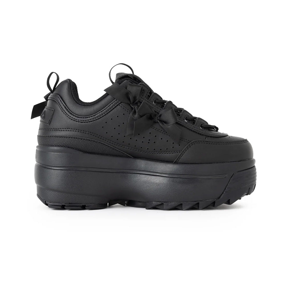 フィラ ディスラプター2ウェッジアールビー FILA DISRUPTOR 2 WEDGE RB Black/Black Beauty/White レディース スニーカー FW0103389-001