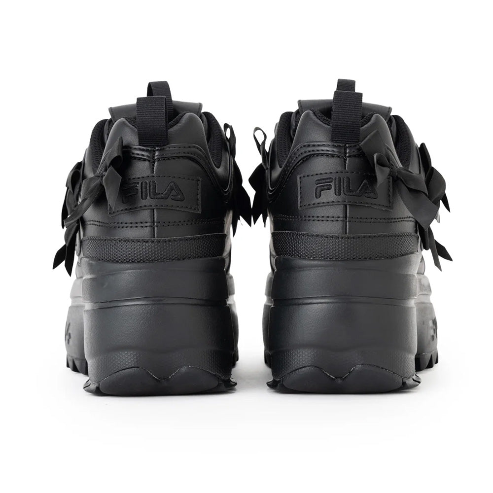 フィラ ディスラプター2ウェッジアールビー FILA DISRUPTOR 2 WEDGE RB Black/Black Beauty/White レディース スニーカー FW0103389-001