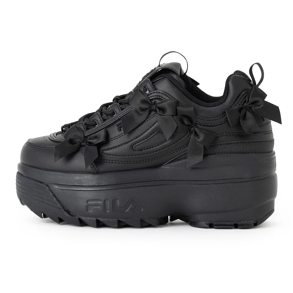 フィラ ディスラプター2ウェッジアールビー FILA DISRUPTOR 2 WEDGE RB Black/Black Beauty/White レディース スニーカー FW0103389-001