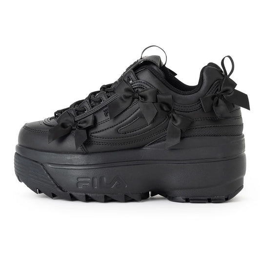 フィラ ディスラプター2ウェッジアールビー FILA DISRUPTOR 2 WEDGE RB Black/Black Beauty/White レディース スニーカー FW0103389-001