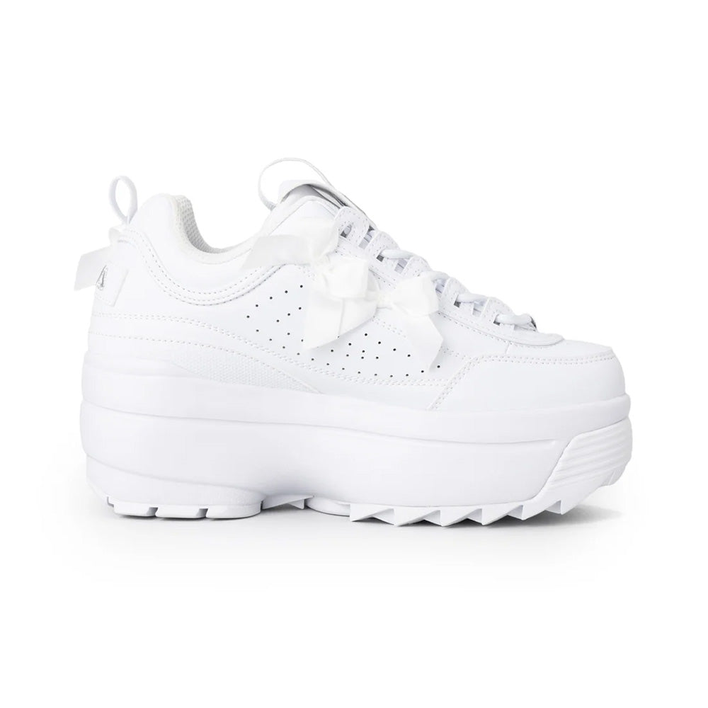 フィラ ディスラプター2ウェッジアールビー FILA DISRUPTOR 2 WEDGE RB White/Silver レディース スニーカー FW0103389-100