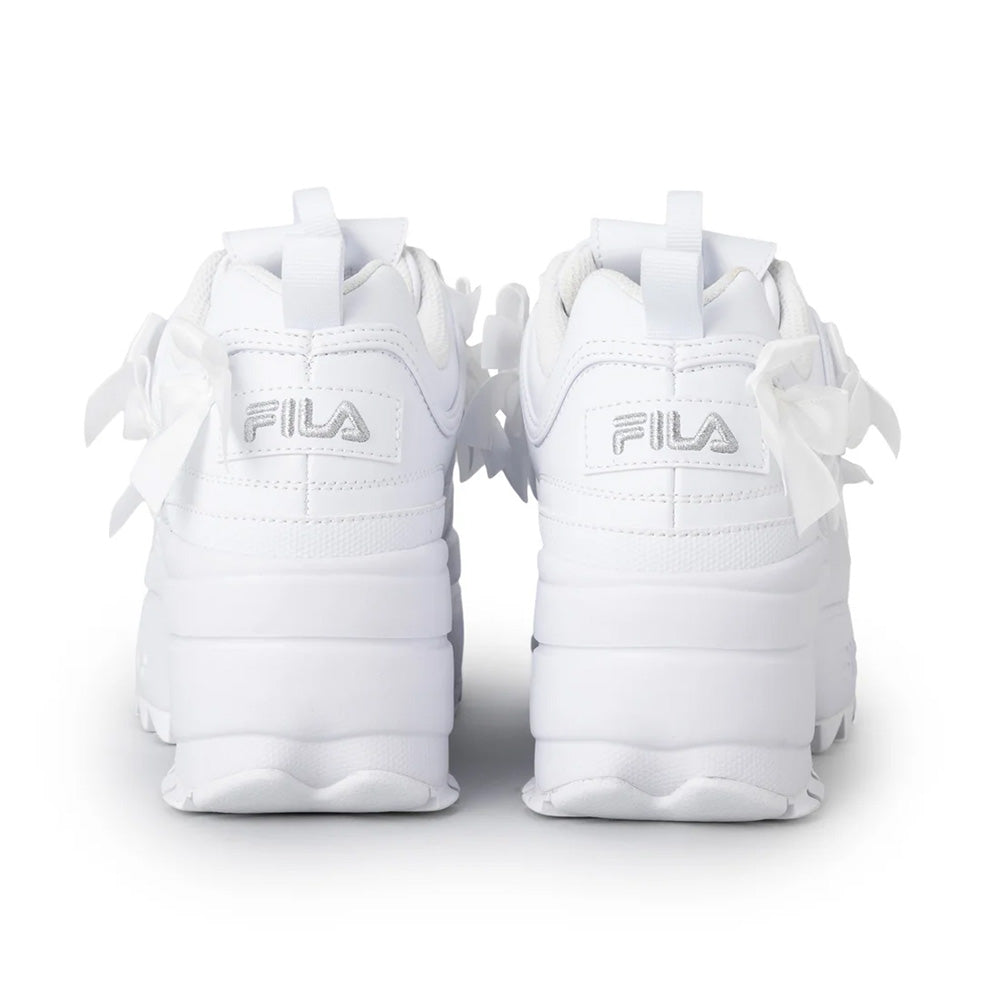 フィラ ディスラプター2ウェッジアールビー FILA DISRUPTOR 2 WEDGE RB White/Silver レディース スニーカー FW0103389-100