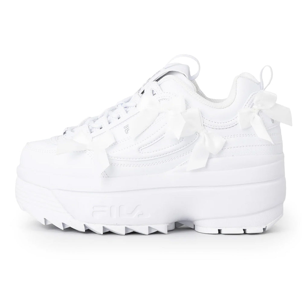 フィラ ディスラプター2ウェッジアールビー FILA DISRUPTOR 2 WEDGE RB White/Silver レディース スニーカー FW0103389-100