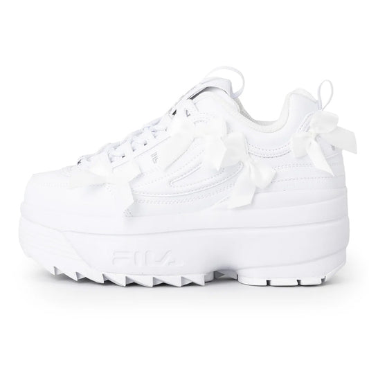フィラ ディスラプター2ウェッジアールビー FILA DISRUPTOR 2 WEDGE RB White/Silver レディース スニーカー FW0103389-100