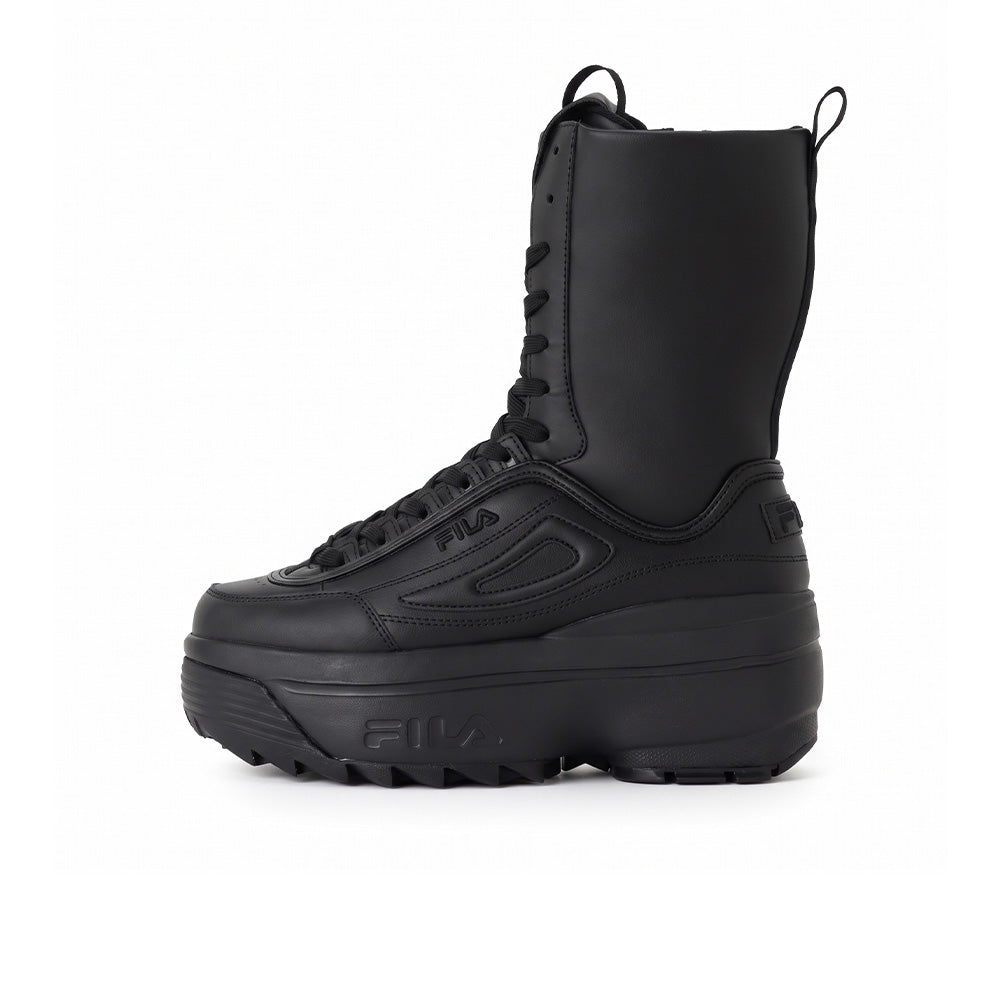 フィラ ディスラプターウェッジビーティー FILA DISRUPTOR WEDGE BT Black/Black Beauty/White レディース スニーカー FW0103390-001