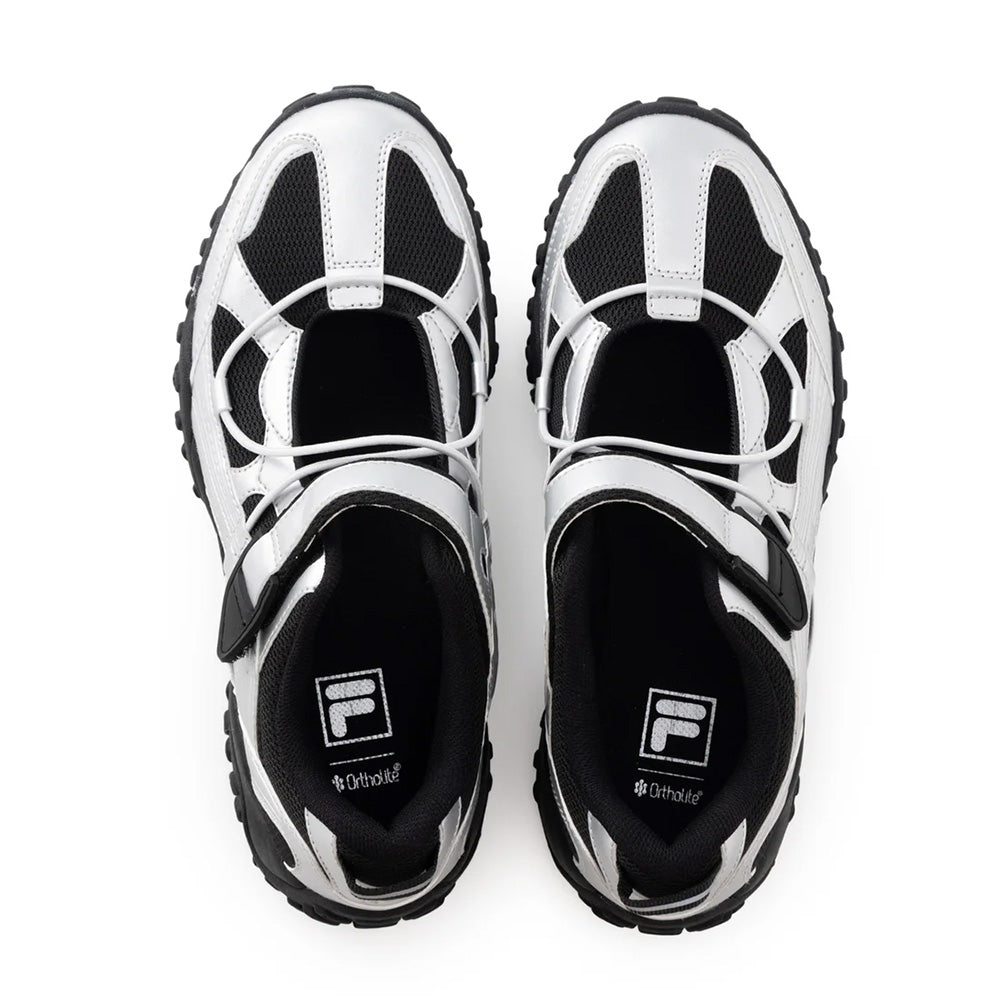 フィラ エシャッペブイシーブイ2 FILA ECHAPPE VC v2 Black/Silver レディース スニーカー FW0104389-001