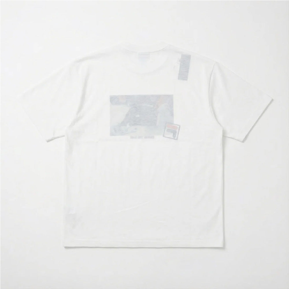 フィラ ョートスリーブティーシャツ FILA S/S PHOTO TEE01 WHITE メンズ Tシャツ SM6SAU701-WT0