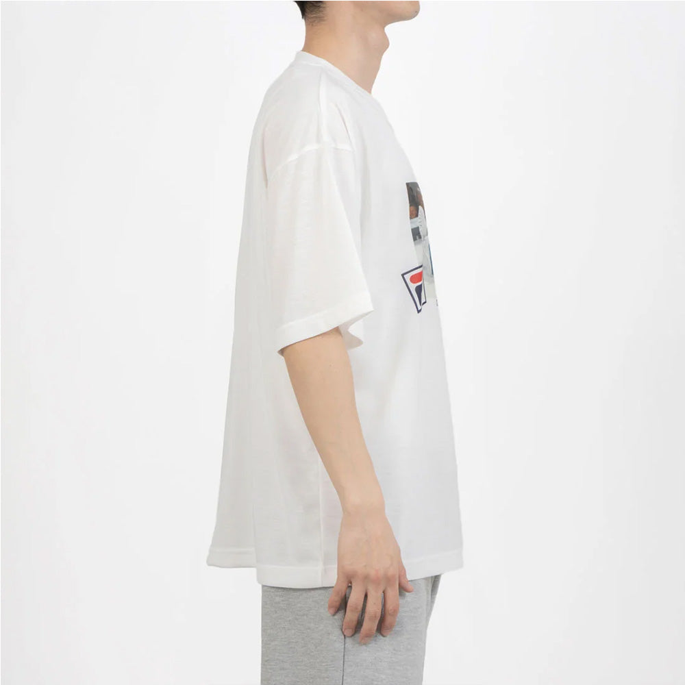 フィラ ョートスリーブティーシャツ FILA S/S PHOTO TEE01 WHITE メンズ Tシャツ SM6SAU701-WT0