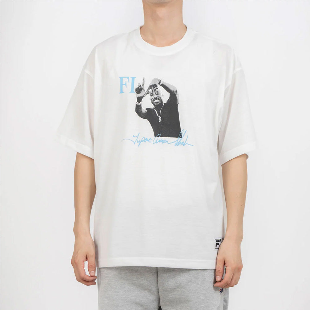 フィラ ショートスリーブティーシャツ FILA S/S PHOTO TEE02 WHITE メンズ Tシャツ SM6SAU702-WT0