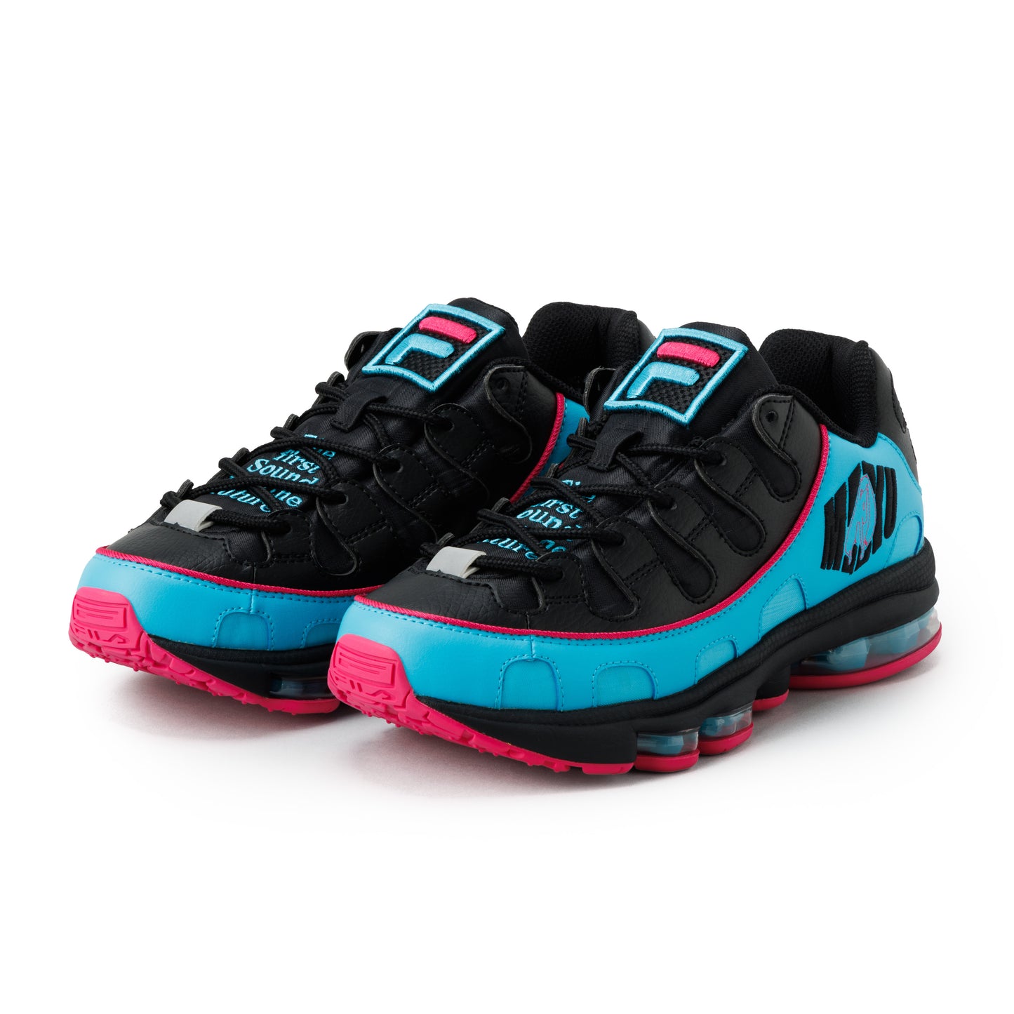 フィラ 初音ミク FILA SILVER TRAINER× MIKU BLACK/BLUE/PINK メンズ レディース スニーカー 108470-001